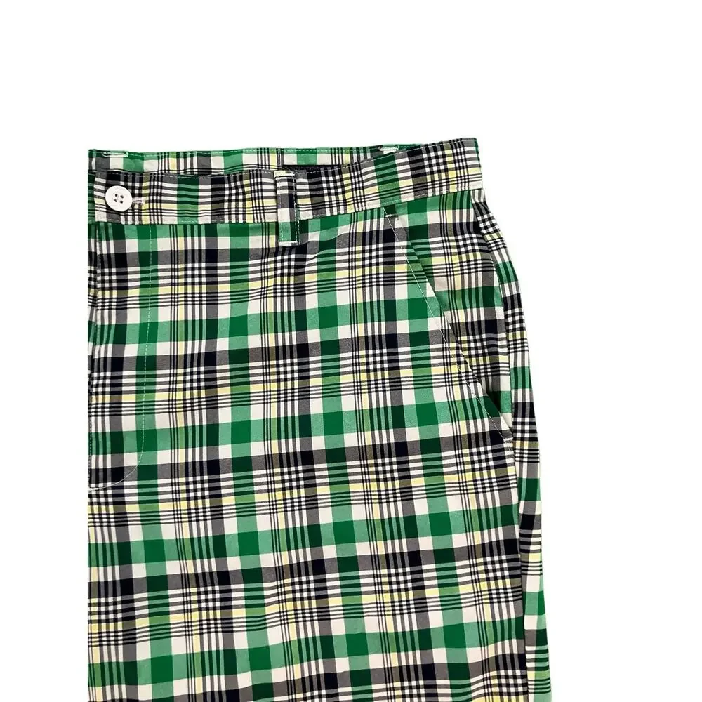 IZOD Golf Men's Multicolor Plaid Casual Golf Shorts w/ Pockets | Size 42